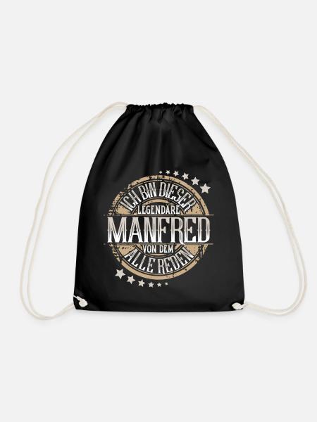 Manfred - Turnbeutel - Schwarz