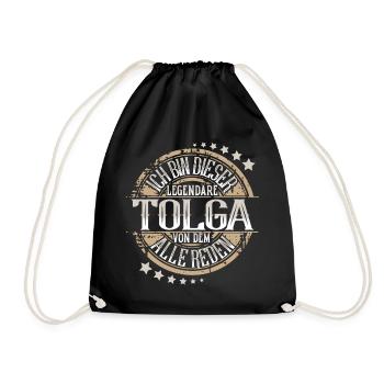 Tolga - Turnbeutel - Schwarz - Vorne