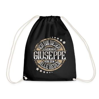 Giuseppe - Turnbeutel - Schwarz - Vorne