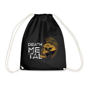 Métal lourd - Sac de sport léger - noir - Devant