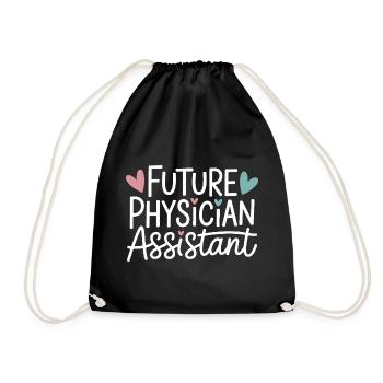 Future Physician Assistant - Drawstring Bag - black - Front
