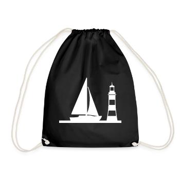 Voile - Sac de sport léger - noir - Devant