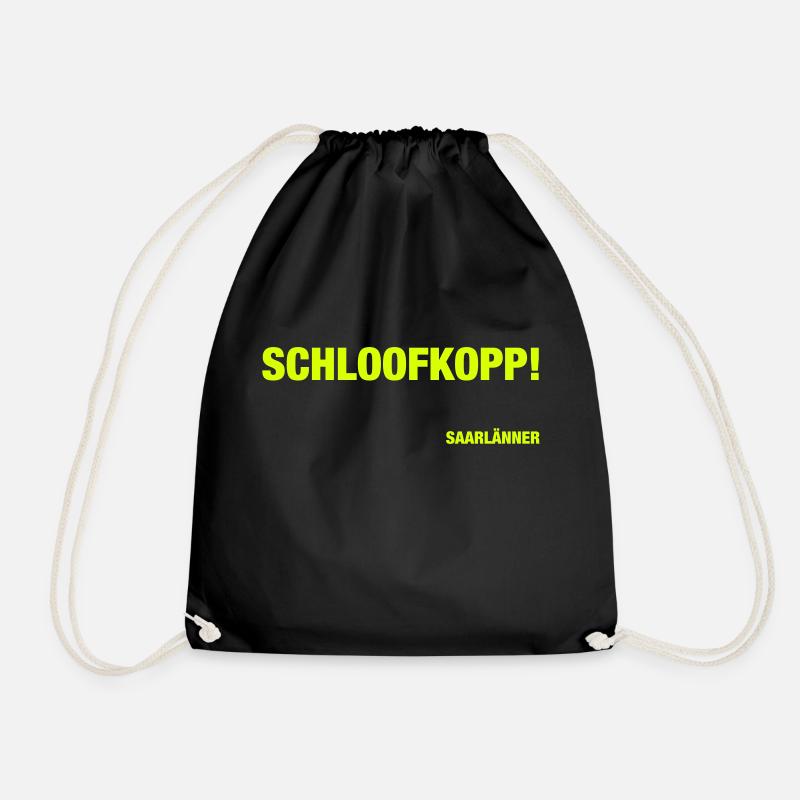 SCHLOOFKOPP - Turnbeutel - Schwarz