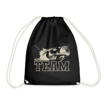Équipe de pêche Pêche Pêcheur - Sac de sport léger - noir - Devant