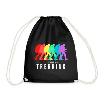Tous les Chemins Mènent au Trekking - Sac de sport léger - noir - Devant