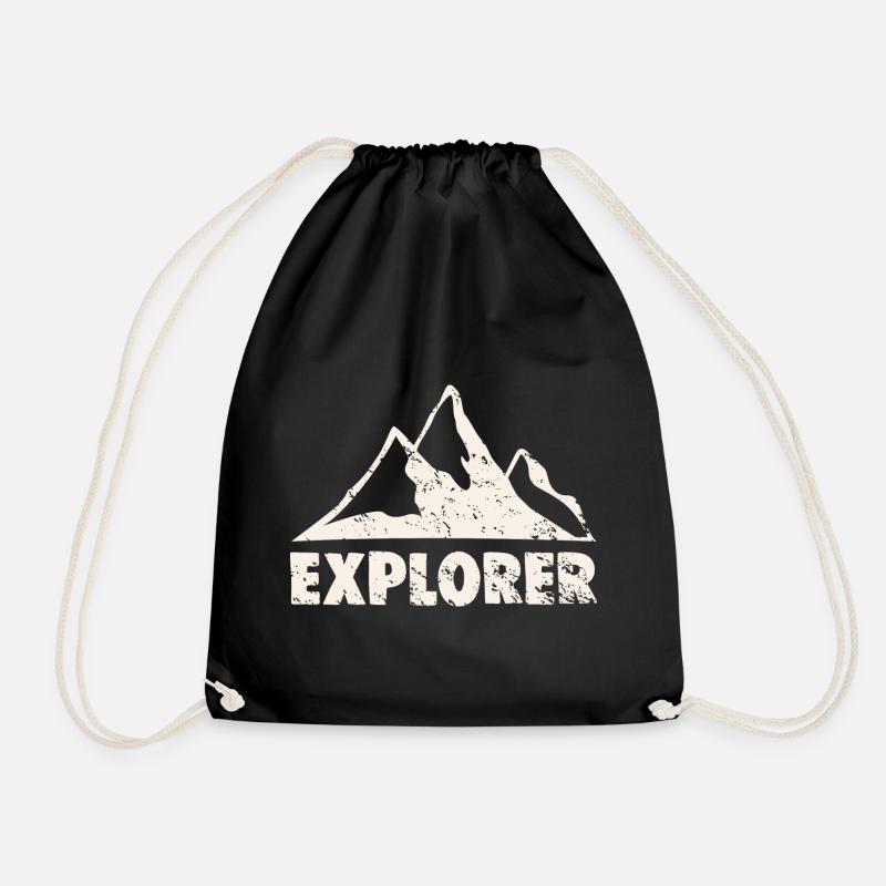 EXPLORER - Turnbeutel - Schwarz