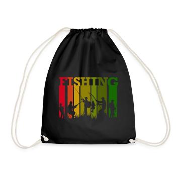 Pêche - Sac de sport léger - noir - Devant