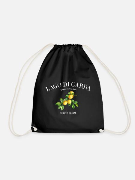 Lago Di Garda Gardasee Camping - Turnbeutel - Schwarz