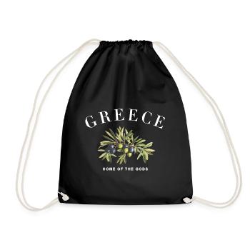 Greece - Home Of The Gods - Drawstring Bag - black - Front