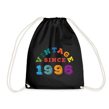 Millésime 1996 - Sac de sport léger - noir - Devant