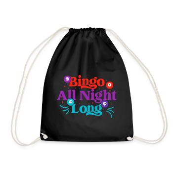 Bingo Bingo Bingo toute la nuit Bingo - Sac de sport léger - noir - Devant