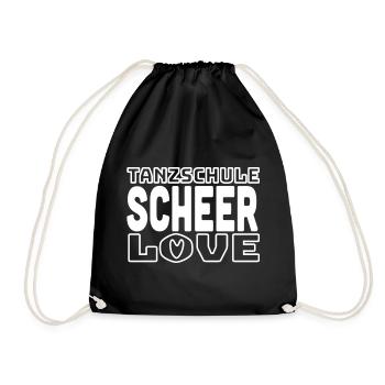 SCHEER Love 2026 - white - Turnbeutel - Schwarz - Vorne