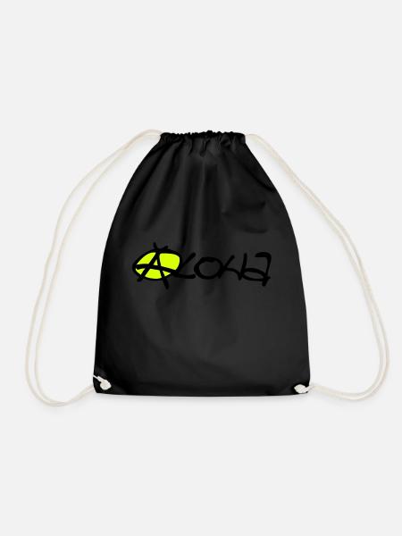 aloha - Turnbeutel - Schwarz