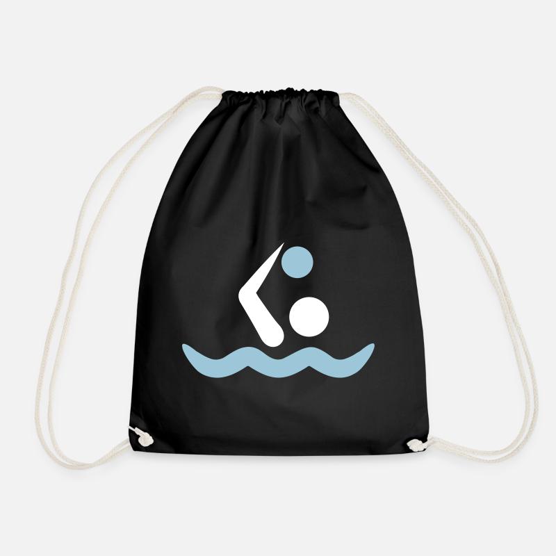 Wasserball - Turnbeutel - Schwarz