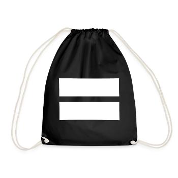 Equality Minimal Statement - Drawstring Bag - black - Front