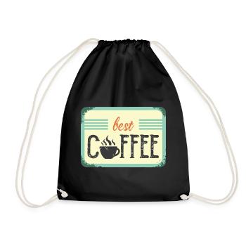 meilleur café café Icône Symbole Chers amis Logo - Sac de sport léger - noir - Devant