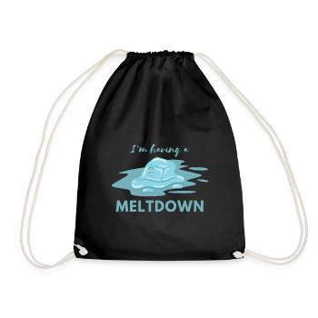 J’ai une citation de Meltdown drôle - Sac de sport léger - noir - Devant