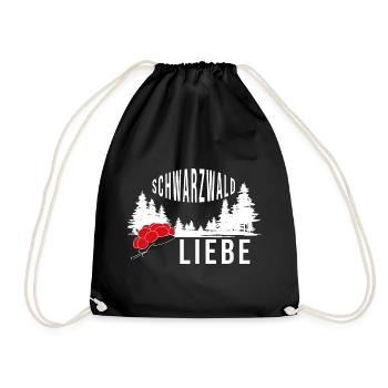 Schwarzwald Liebe - Turnbeutel - Schwarz - Vorne