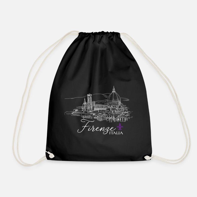 Firenze Italia - Turnbeutel - Schwarz