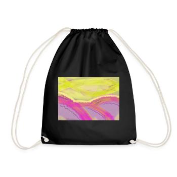 Three Suns - Drawstring Bag - black - Front