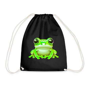 Grenouille - Sac de sport léger - noir - Devant