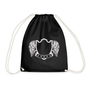 Coat of arms - Drawstring Bag - black - Front