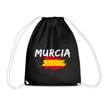 Murcia Spanien - Turnbeutel - Schwarz - Vorne