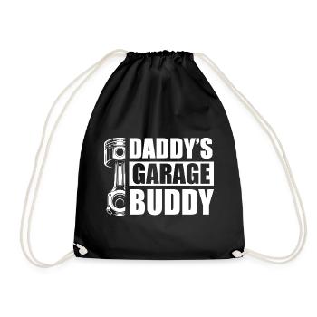 Le pote de garage de papa Amoureux de voitures mécanicien automobile - Sac de sport léger - noir - Devant