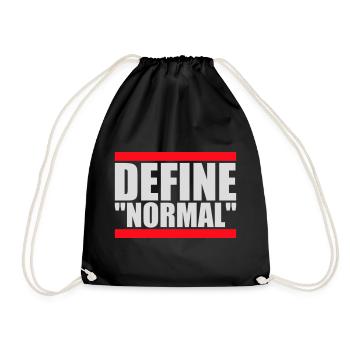 Define Normal Lustig Sarkastisch Definition Grafik - Turnbeutel - Schwarz - Vorne