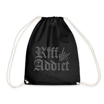 Riff Addict Guitariste Heavy Metal Rock - Sac de sport léger - noir - Devant
