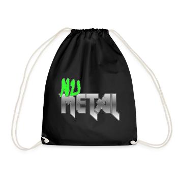 Nu Metal Green Fan Edition - Turnbeutel - Schwarz - Vorne
