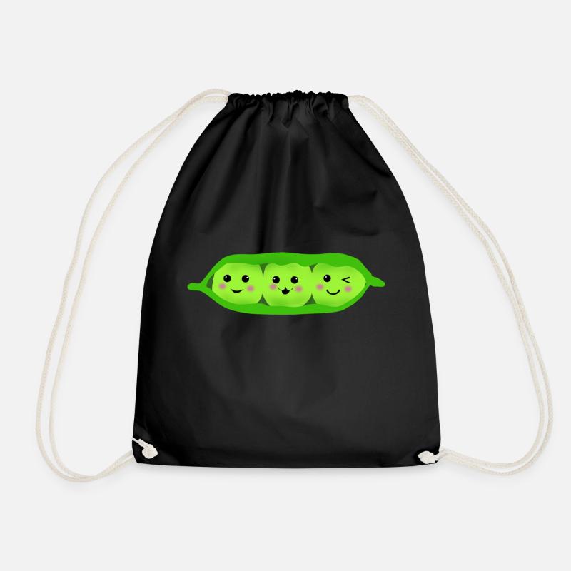 three pea in a pod - Turnbeutel - Schwarz