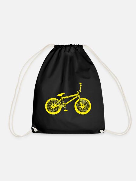 BMX Rad - Bmx Fahrrad - BMX Fahrer - Turnbeutel - Schwarz