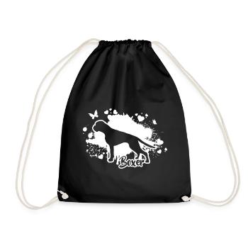 Boxer allemand Chiens Chiens Chiens Sport canin Wilsigns - Sac de sport léger - noir - Devant