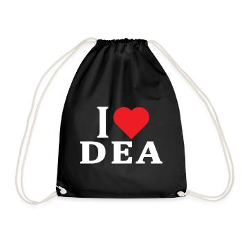 t-shirt J’adore Déesse t-shirt idée cadeau - Sac de sport léger - noir - Devant