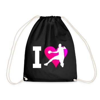 Handball Hommes Jeux de Handball Femmes Handball - Sac de sport léger - noir - Devant