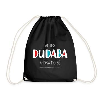 I used to doubt (dark) - Drawstring Bag - black - Front