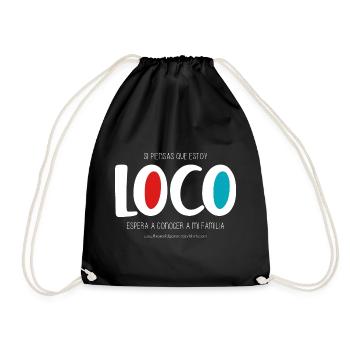 I'm crazy (dark) - Drawstring Bag - black - Front