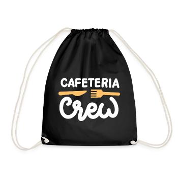 Cafeteria-Crew Schulkantine - Turnbeutel - Schwarz - Vorne