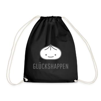 Happy dumplings - Drawstring Bag - black - Front