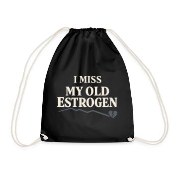 Perimenopause Humor Perimenopause - Turnbeutel - Schwarz - Vorne