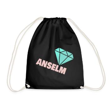 Diamant Anselm - Drawstring Bag - black - Front