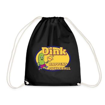 Pickleball Dink Happen, drôle d’amour du pickleball - Sac de sport léger - noir - Devant