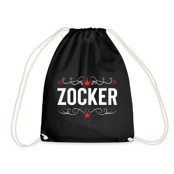 Zocker Gamer - Sac de sport léger - noir - Devant