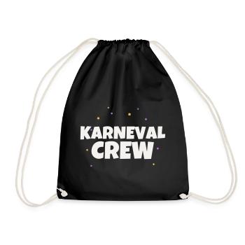 Carnival Crew Carnival Costume Party Group Celebrations - Drawstring Bag - black - Front