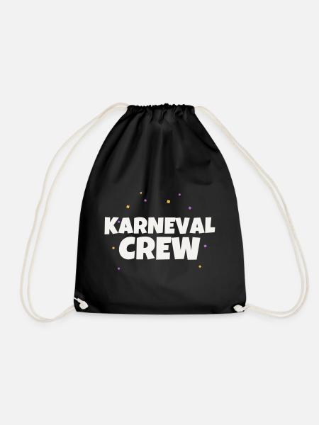 Carnival Crew Carnival Costume Party Group Celebrations - Drawstring Bag - black