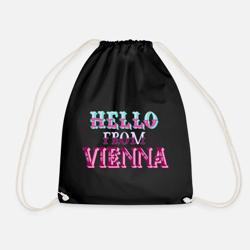 Wien - Turnbeutel - Schwarz