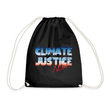 Justice climatique maintenant - Sac de sport léger - noir - Devant