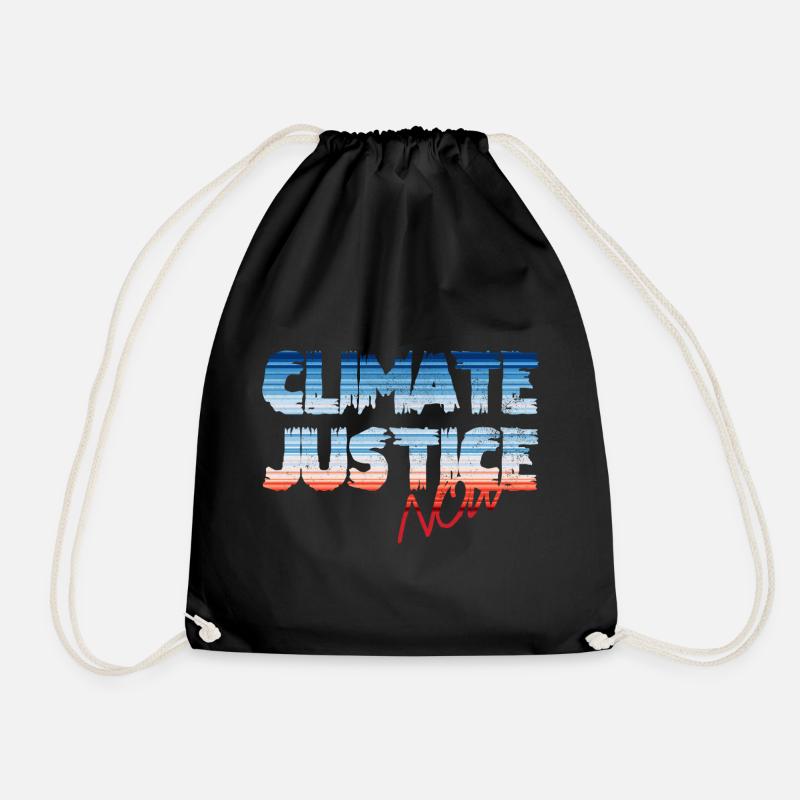 Climate Justice Now - Turnbeutel - Schwarz