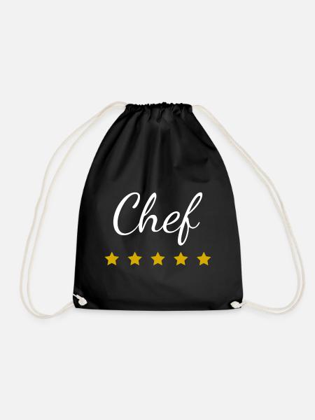 Chef Hôtel 5 étoiles - Sac de sport léger - noir